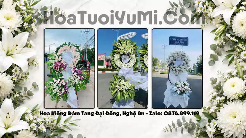 Đặt Vòng Hoa Tang Lễ Tại Xã Đại Đồng, Tỉnh Nghệ An