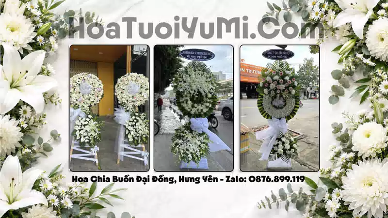 Vòng Hoa Viếng Xã Đại Đồng, Hưng Yên - Giao Kịp Giờ