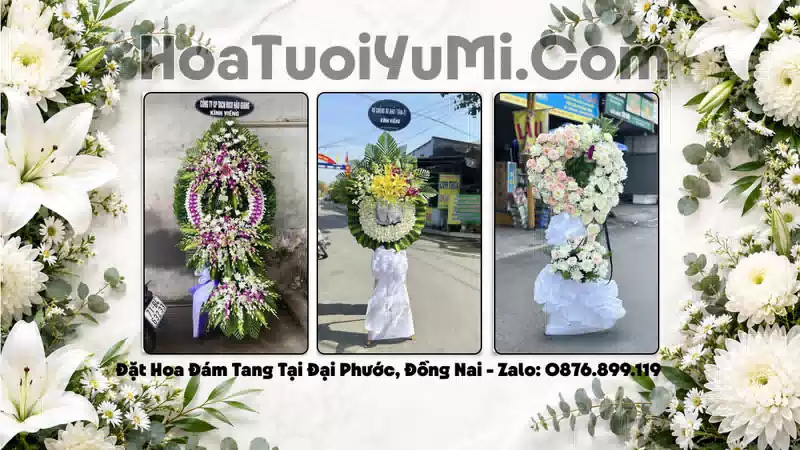 Đặt Vòng Hoa Tang Lễ Tại Xã Đại Phước, Tỉnh Đồng Nai
