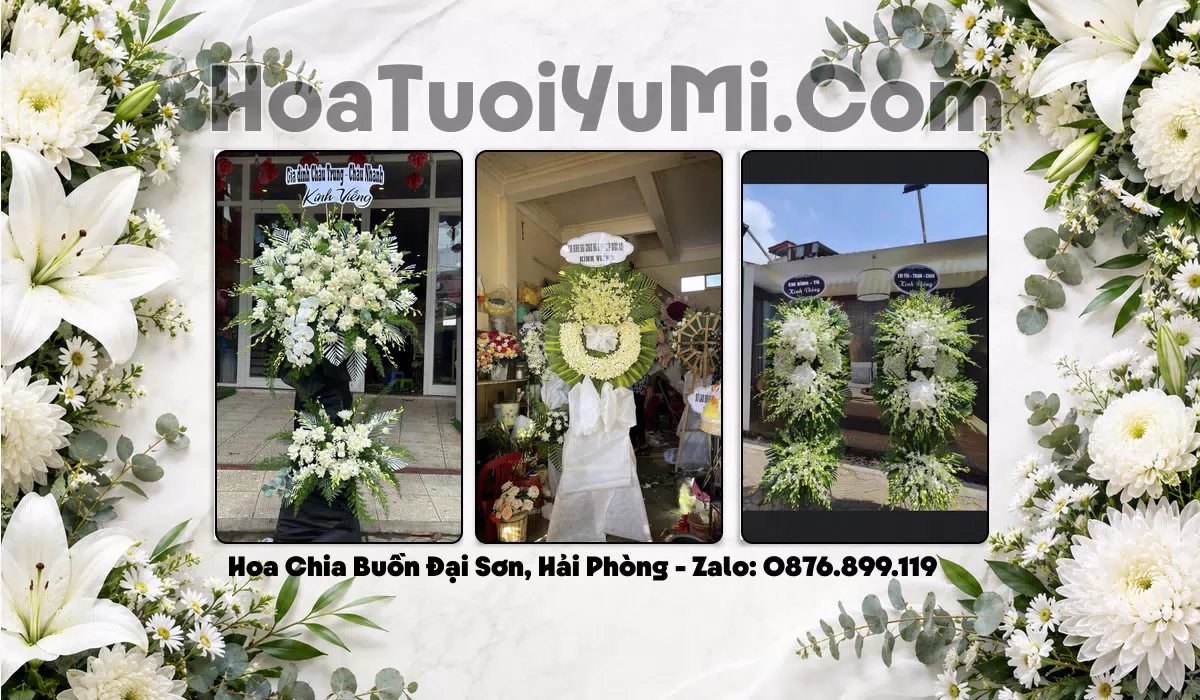 kệ hoa tang lễ đẹp giao tại Xã Đại Sơn