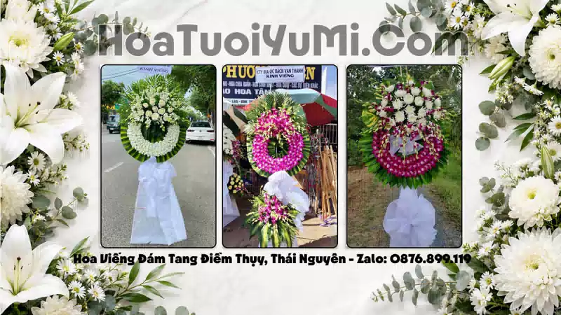 Đặt Vòng Hoa Tang Lễ Tại Xã Điềm Thụy, Thái Nguyên