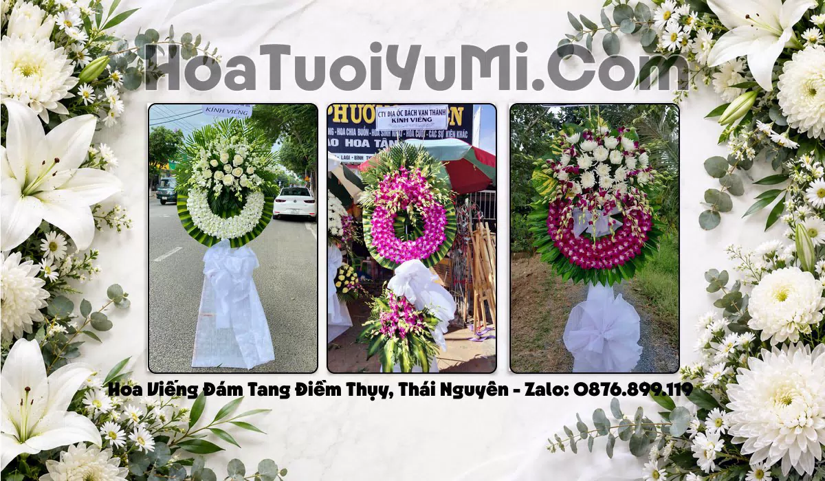 Đặt Vòng Hoa Tang Lễ Tại Xã Điềm Thụy, Thái Nguyên