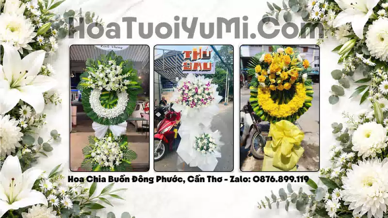 Vòng Hoa Viếng Xã Đông Phước, Cần Thơ - Giao Kịp Giờ