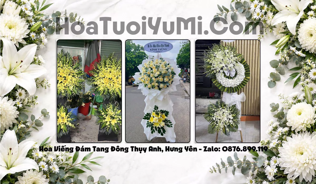Đặt Vòng Hoa Tang Lễ Tại Xã Đông Thụy Anh, Tỉnh Hưng Yên
