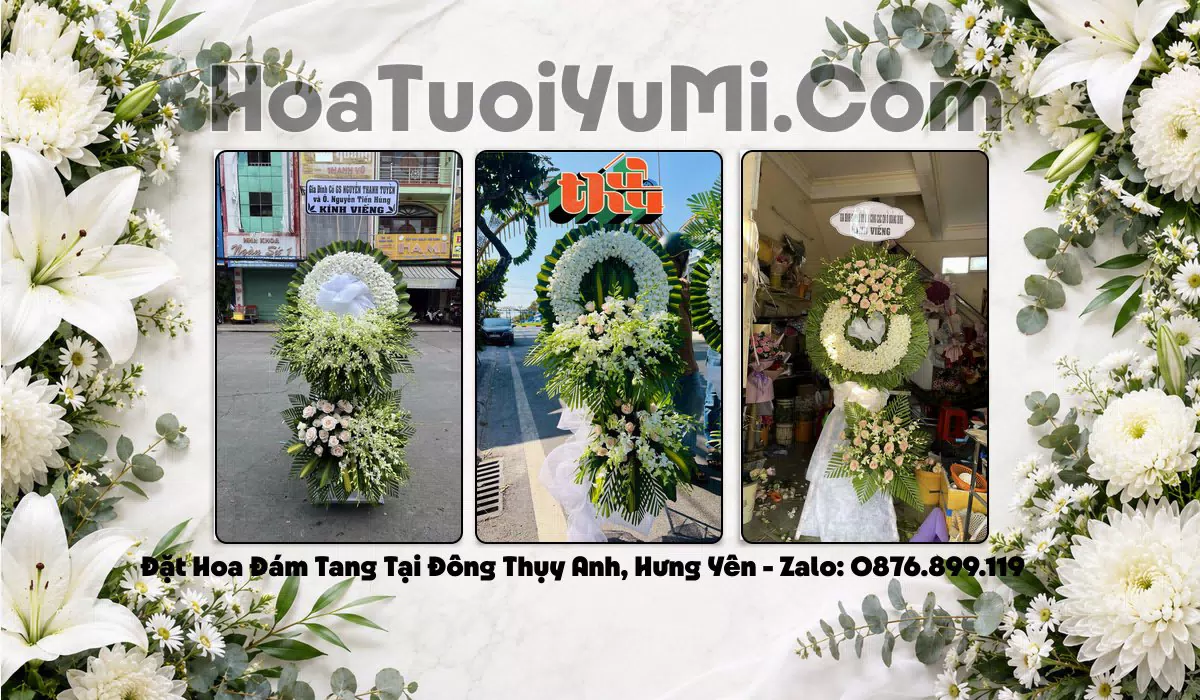 đặt vòng hoa tang lễ Xã Đông Thụy Anh