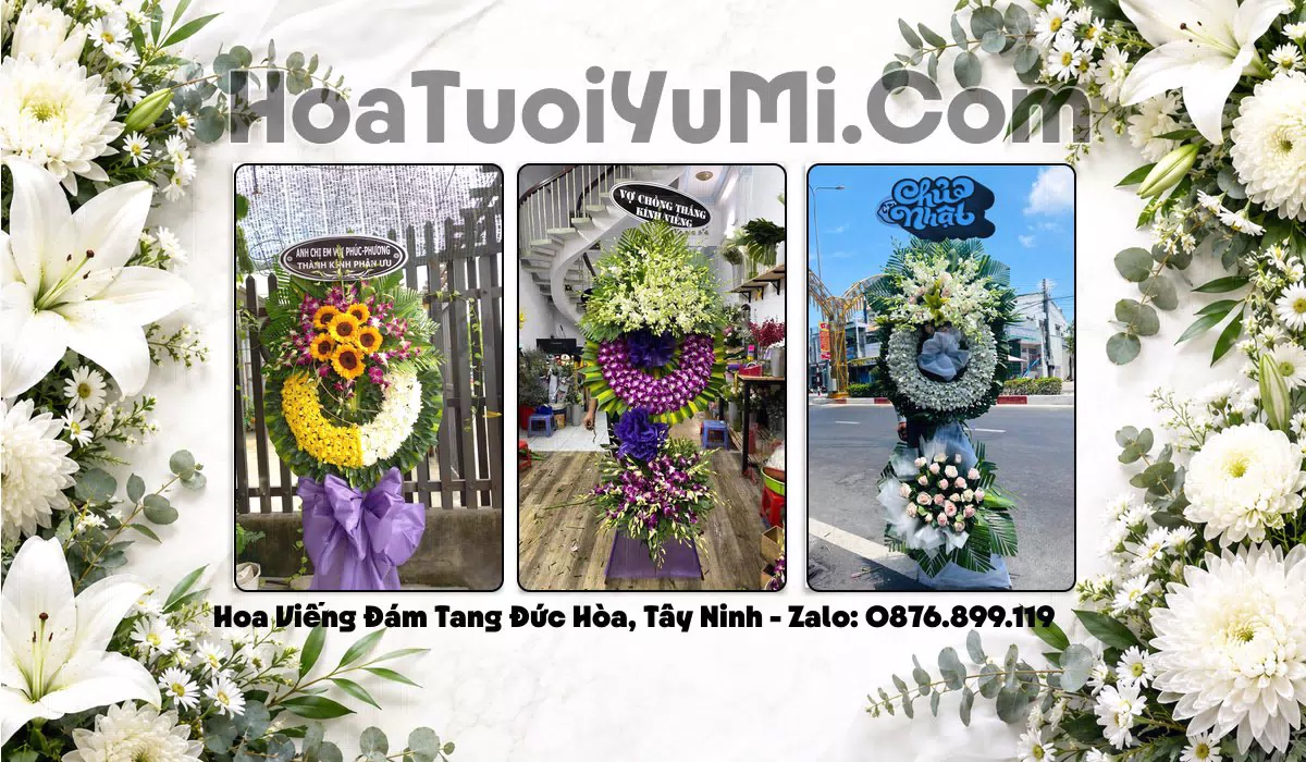 vòng hoa chia buồn Xã Đức Hòa Tây Ninh