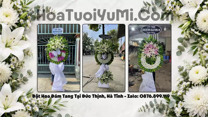 Đặt Vòng Hoa Đám Tang Tại Xã Đức Thịnh, Hà Tĩnh