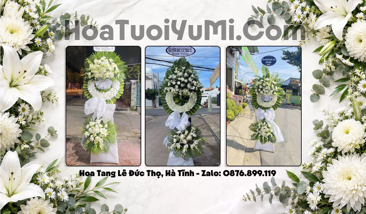 Điện Hoa Chia Buồn Xã Đức Thọ, Tỉnh Hà Tĩnh - Kịp Giờ Viếng