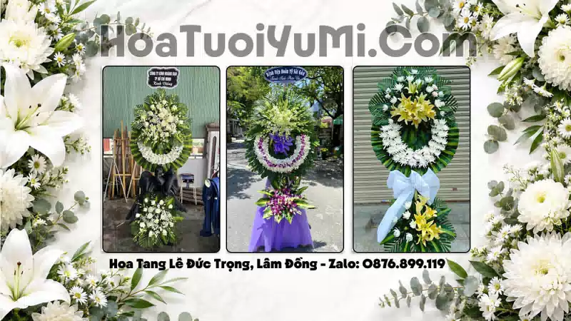 Đặt Vòng Hoa Chia Buồn Tại Xã Đức Trọng, Lâm Đồng