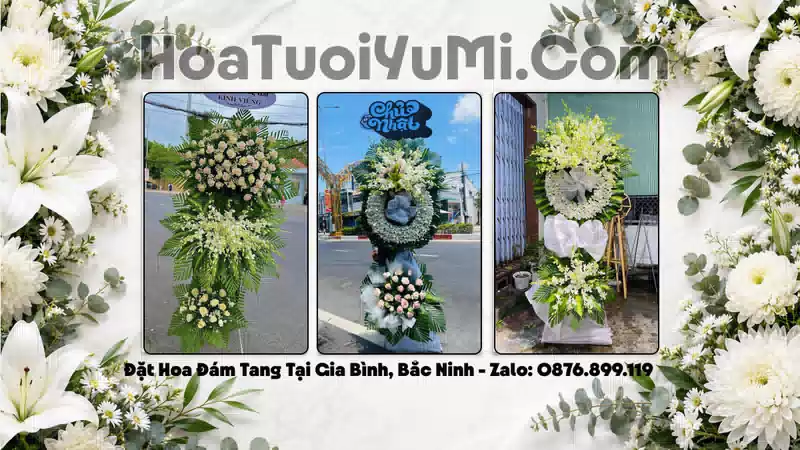 Đặt Vòng Hoa Chia Buồn Tại Xã Gia Bình, Bắc Ninh
