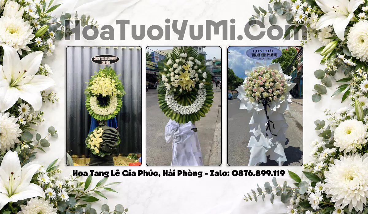Đặt Vòng Hoa Đám Tang Tại Xã Gia Phúc, Hải Phòng