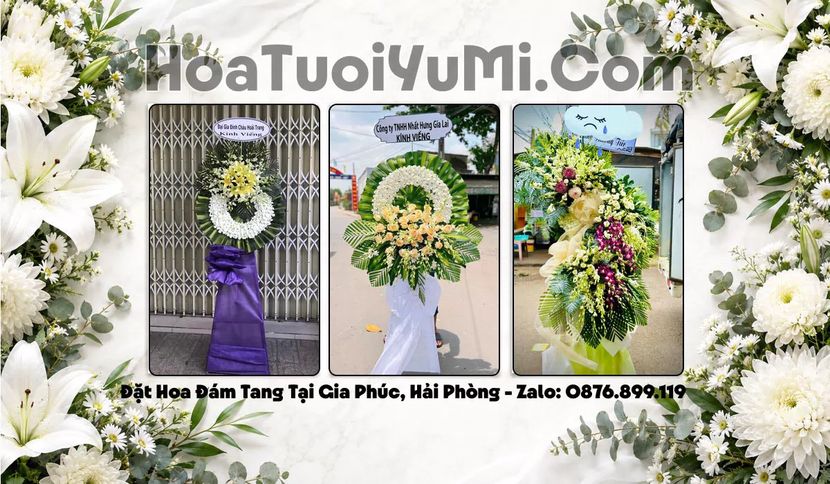 kệ hoa tang lễ giao tận nơi Xã Gia Phúc