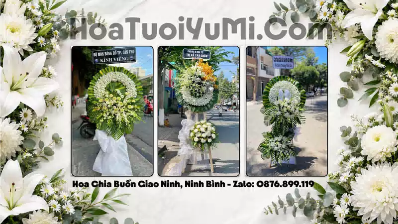 Đặt Vòng Hoa Đám Tang Tại Xã Giao Ninh, Tỉnh Ninh Bình