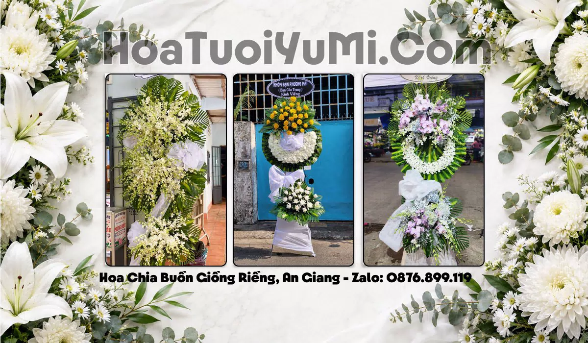 kệ hoa tang lễ tại Xã Giồng Riềng, An Giang