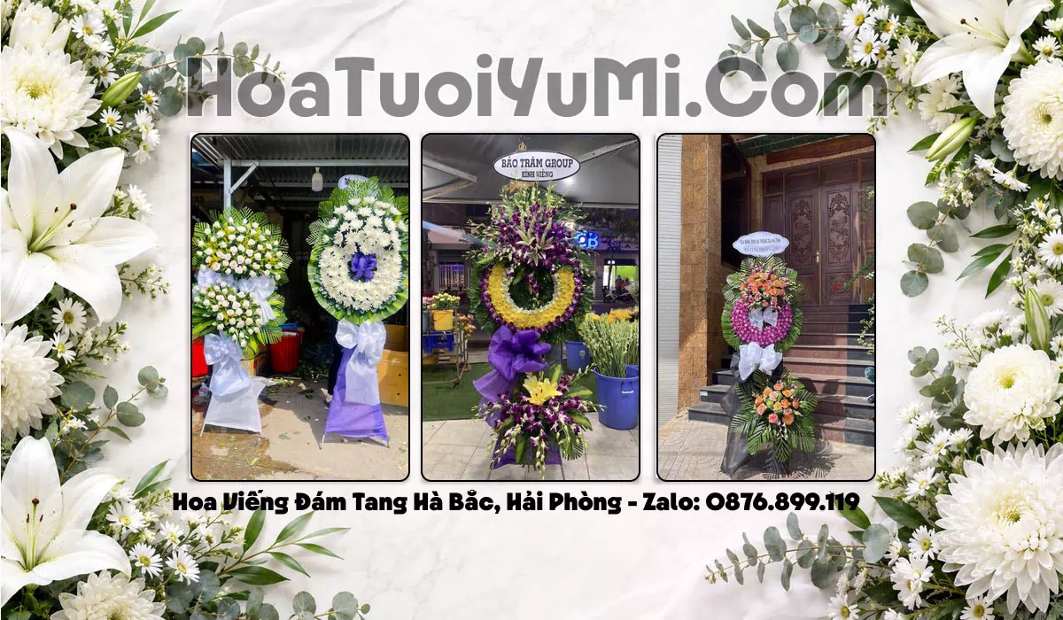 Đặt Vòng Hoa Tang Lễ Tại Xã Hà Bắc, Thành phố Hải Phòng