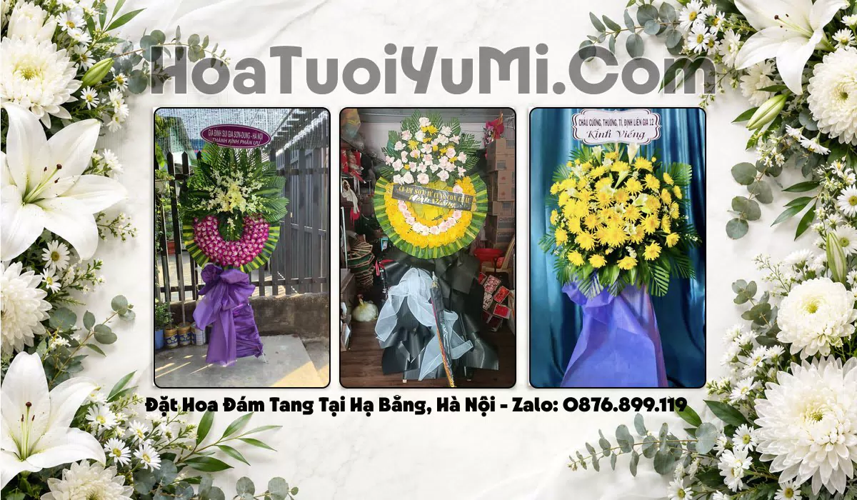 Đặt Vòng Hoa Chia Buồn Tại Xã Hạ Bằng, Hà Nội