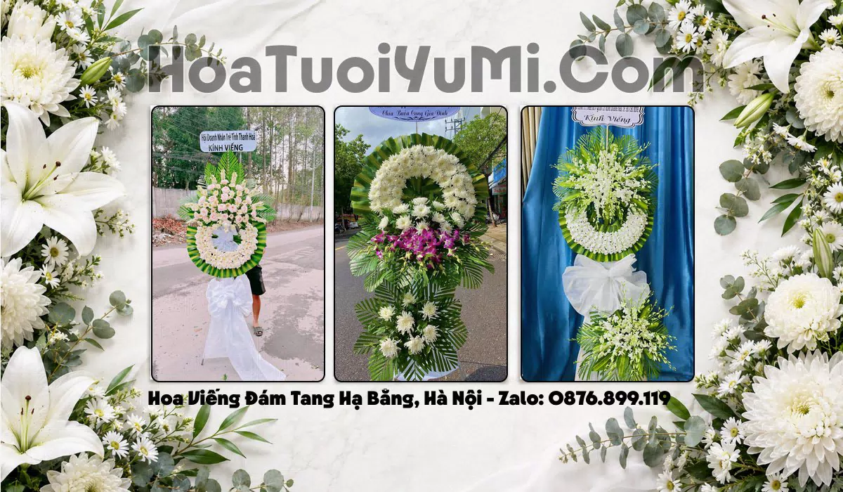 đặt vòng hoa chia buồn tại Xã Hạ Bằng