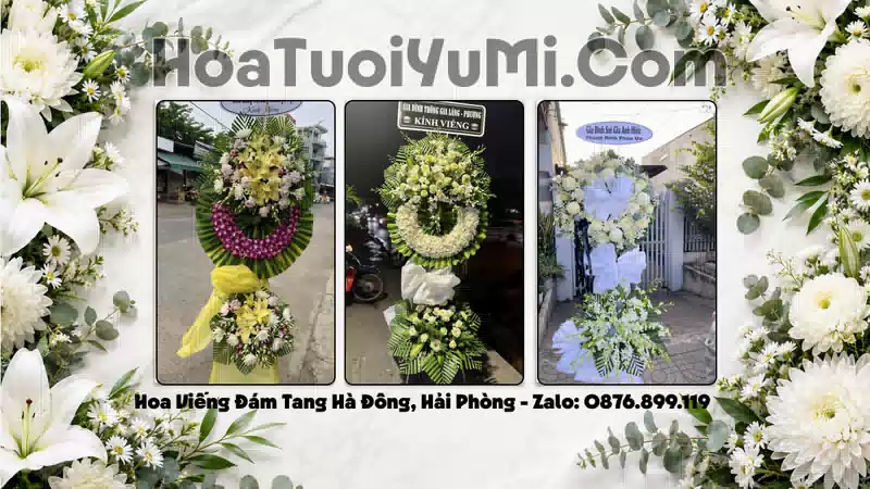 Đặt Vòng Hoa Tang Lễ Tại Xã Hà Đông, Hải Phòng
