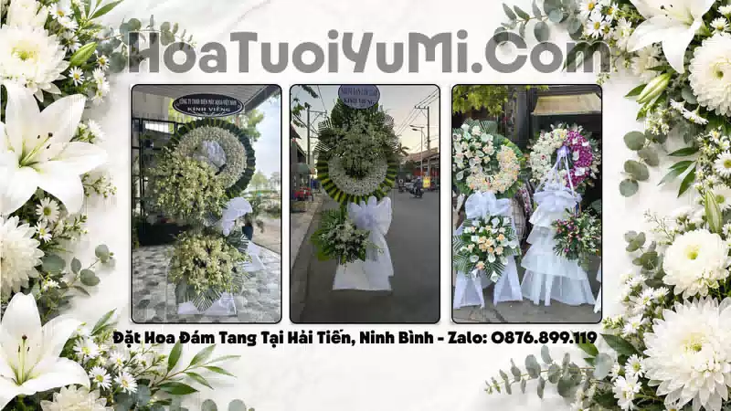 Đặt Vòng Hoa Đám Tang Tại Xã Hải Tiến, Tỉnh Ninh Bình