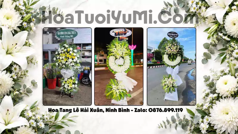 Đặt Vòng Hoa Đám Tang Tại Xã Hải Xuân, Ninh Bình