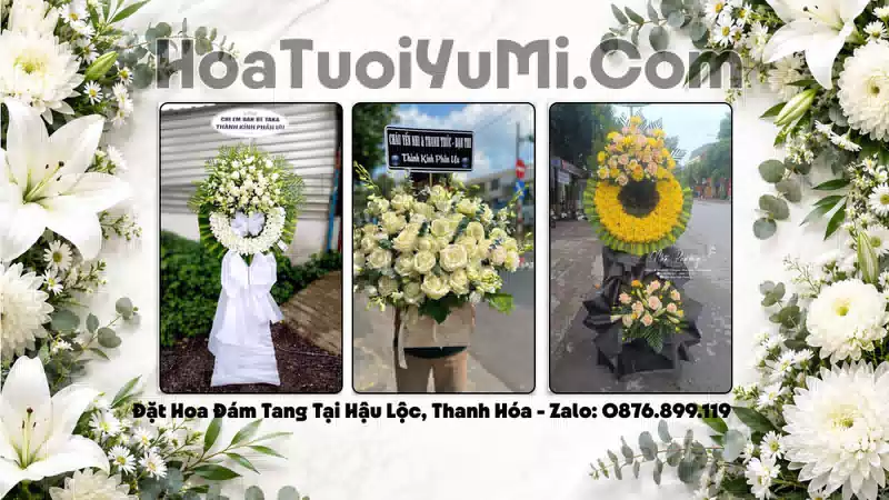 Vòng Hoa Viếng Xã Hậu Lộc, Thanh Hóa - Giao Kịp Giờ