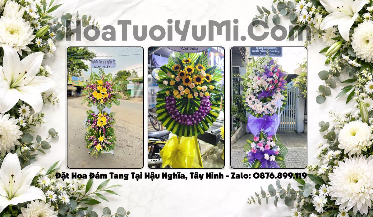 Đặt Vòng Hoa Tang Lễ Tại Xã Hậu Nghĩa, Tỉnh Tây Ninh