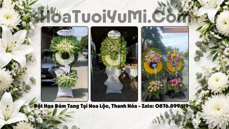 Đặt Hoa Viếng Đám Tang Tại Xã Hoa Lộc, Thanh Hóa