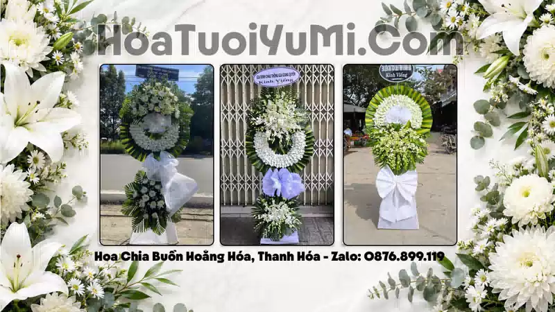 Đặt Vòng Hoa Đám Tang Tại Xã Hoằng Hóa, Thanh Hóa