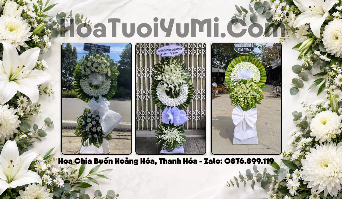 Đặt Vòng Hoa Đám Tang Tại Xã Hoằng Hóa, Thanh Hóa