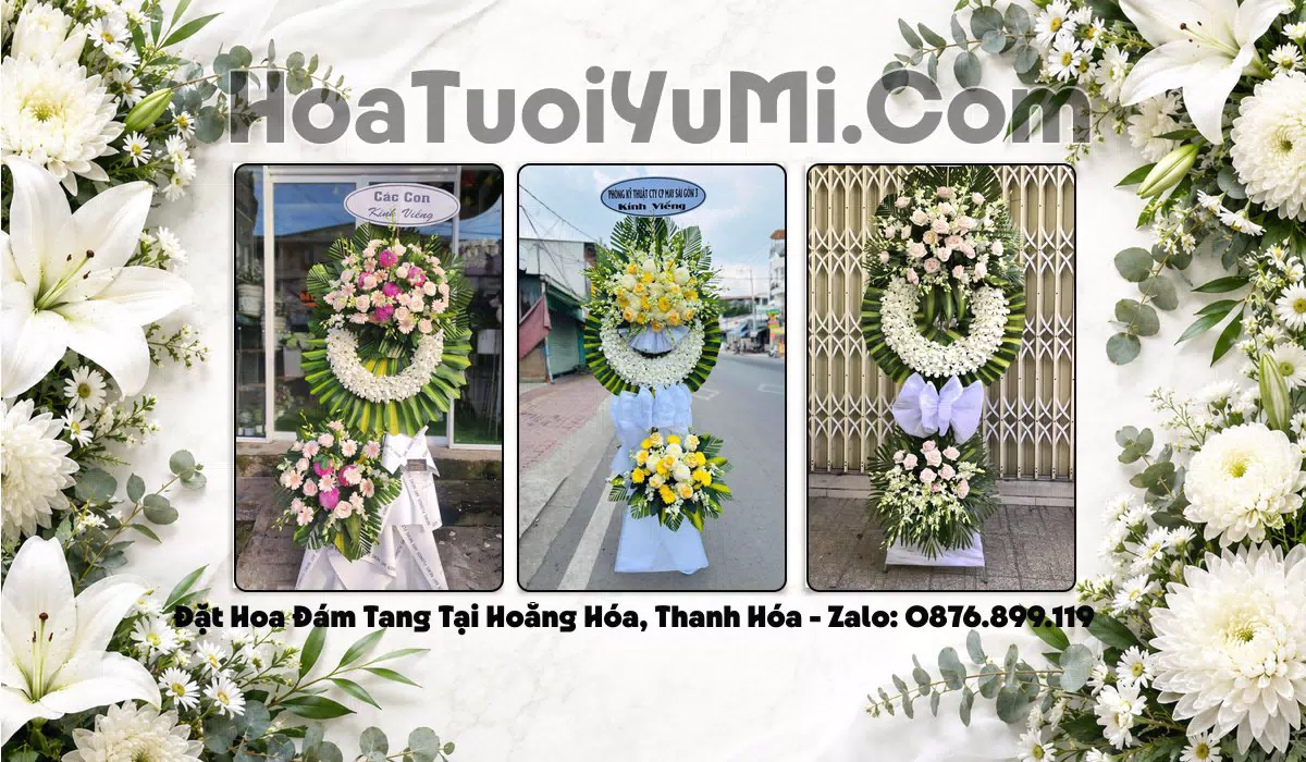 vòng hoa tang lễ tại Xã Hoằng Hóa