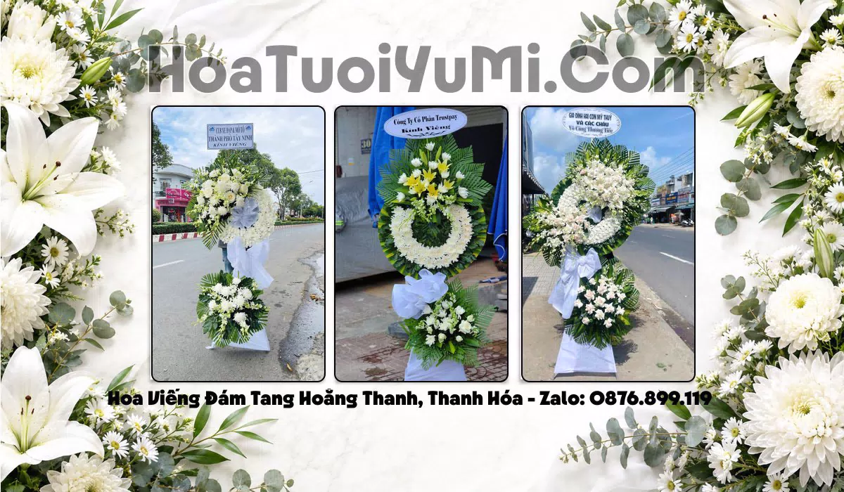 Đặt Vòng Hoa Đám Tang Tại Xã Hoằng Thanh, Tỉnh Thanh Hóa