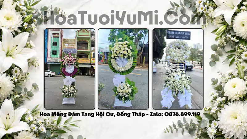 Đặt Vòng Hoa Tang Lễ Tại Xã Hội Cư, Đồng Tháp