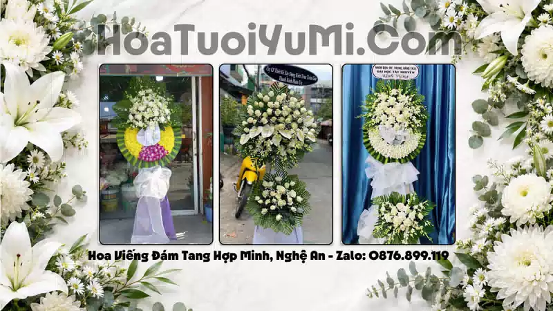 Vòng Hoa Viếng Xã Hợp Minh, Tỉnh Nghệ An - Giao Kịp Giờ
