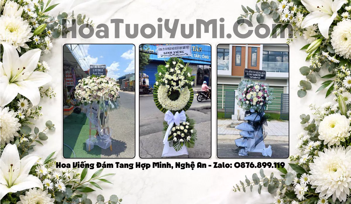 kệ hoa tang lễ Xã Hợp Minh, Nghệ An