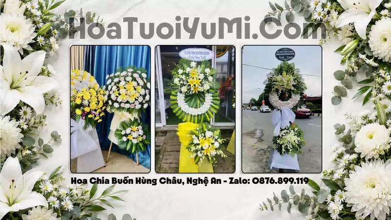 Vòng Hoa Viếng Xã Hùng Châu, Nghệ An - Giao Kịp Giờ