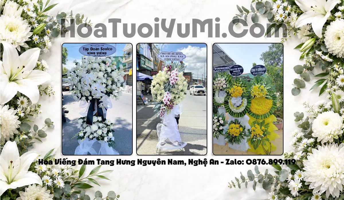 Kệ hoa tang lễ tại Xã Hưng Nguyên Nam