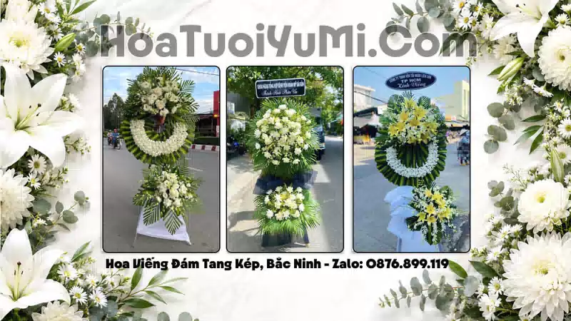 Vòng Hoa Viếng Xã Kép, Tỉnh Bắc Ninh - Giao Kịp Giờ