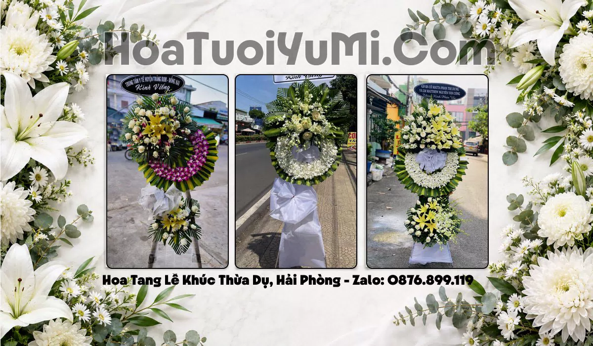 vòng hoa chia buồn Xã Khúc Thừa Dụ