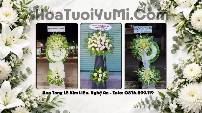 Đặt Vòng Hoa Tang Lễ Tại Xã Kim Liên, Tỉnh Nghệ An