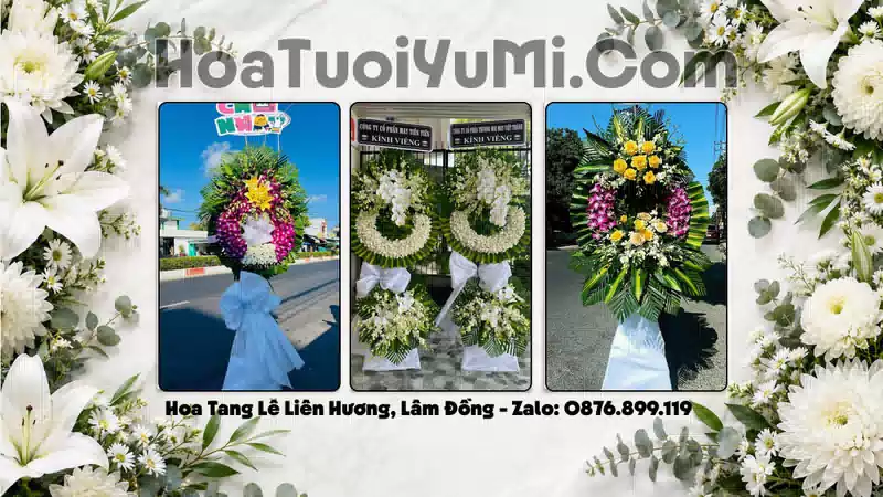 Đặt Vòng Hoa Chia Buồn Tại Xã Liên Hương, Tỉnh Lâm Đồng