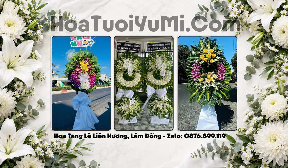 Đặt Vòng Hoa Chia Buồn Tại Xã Liên Hương, Tỉnh Lâm Đồng