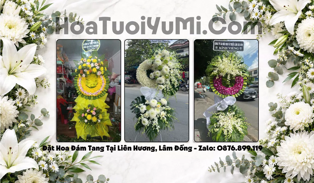 vòng hoa chia buồn Xã Liên Hương, Tỉnh Lâm Đồng
