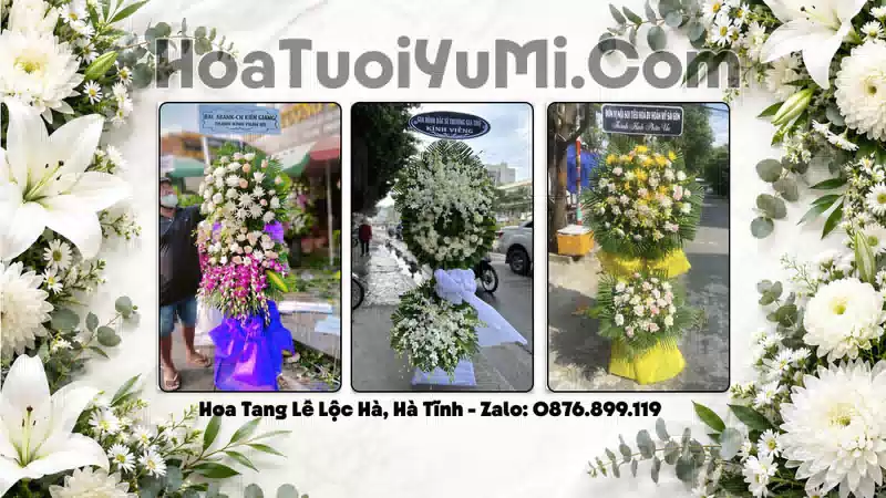 Đặt Vòng Hoa Đám Tang Tại Xã Lộc Hà, Tỉnh Hà Tĩnh