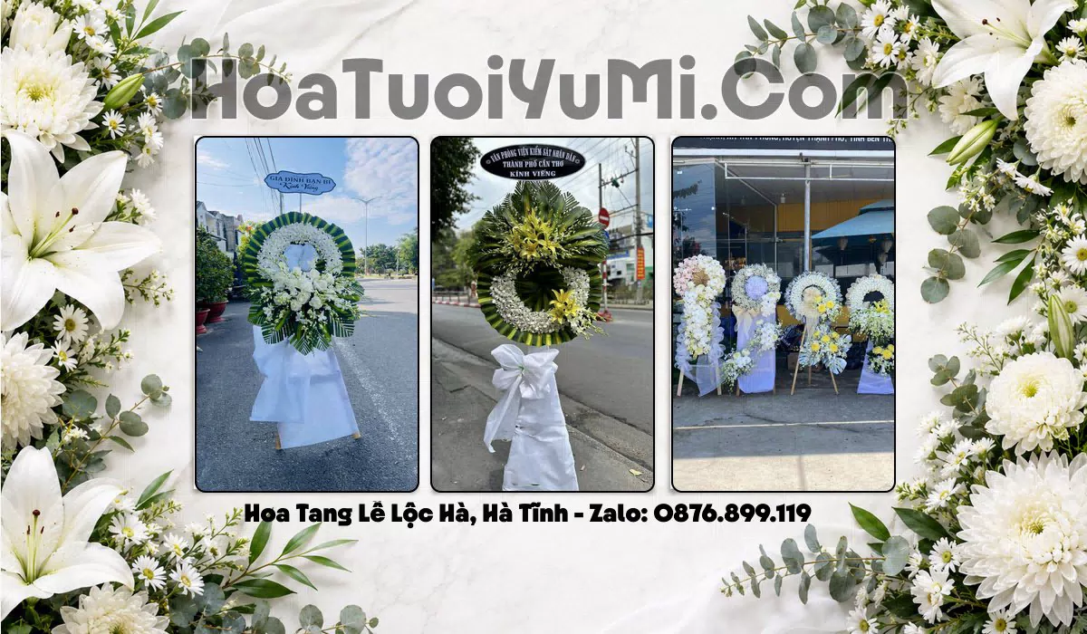 Vòng hoa tang lễ giao tận nơi tại Xã Lộc Hà, Hà Tĩnh