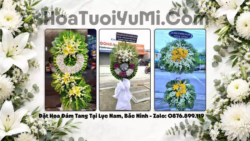Đặt Hoa Tang Lễ Tại Xã Lục Nam, Bắc Ninh