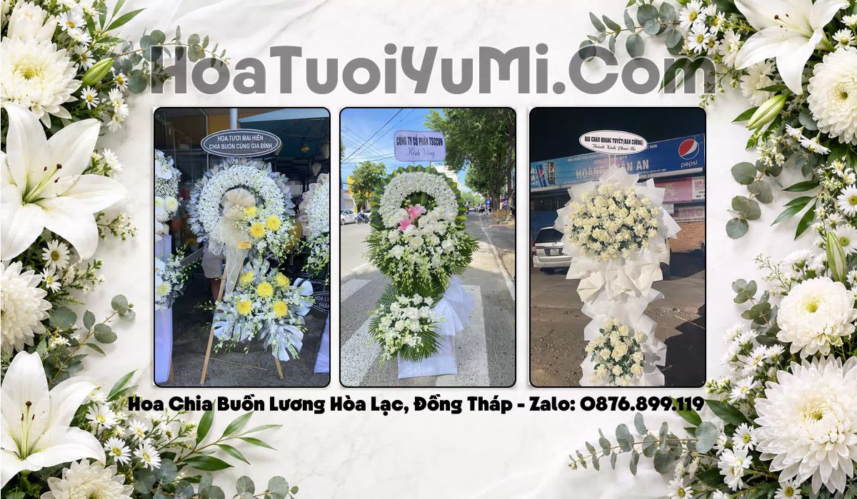 vòng hoa tang lễ Xã Lương Hòa Lạc Đồng Tháp