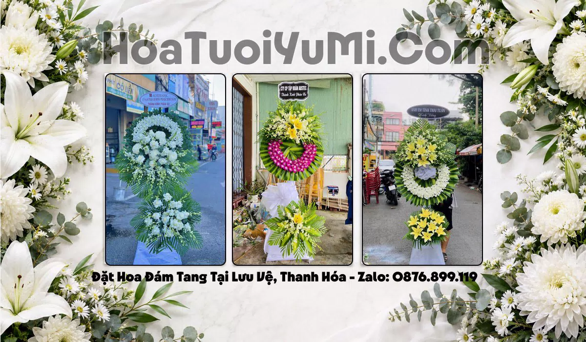 vòng hoa đám tang giao tận nơi tại Xã Lưu Vệ, Thanh Hóa