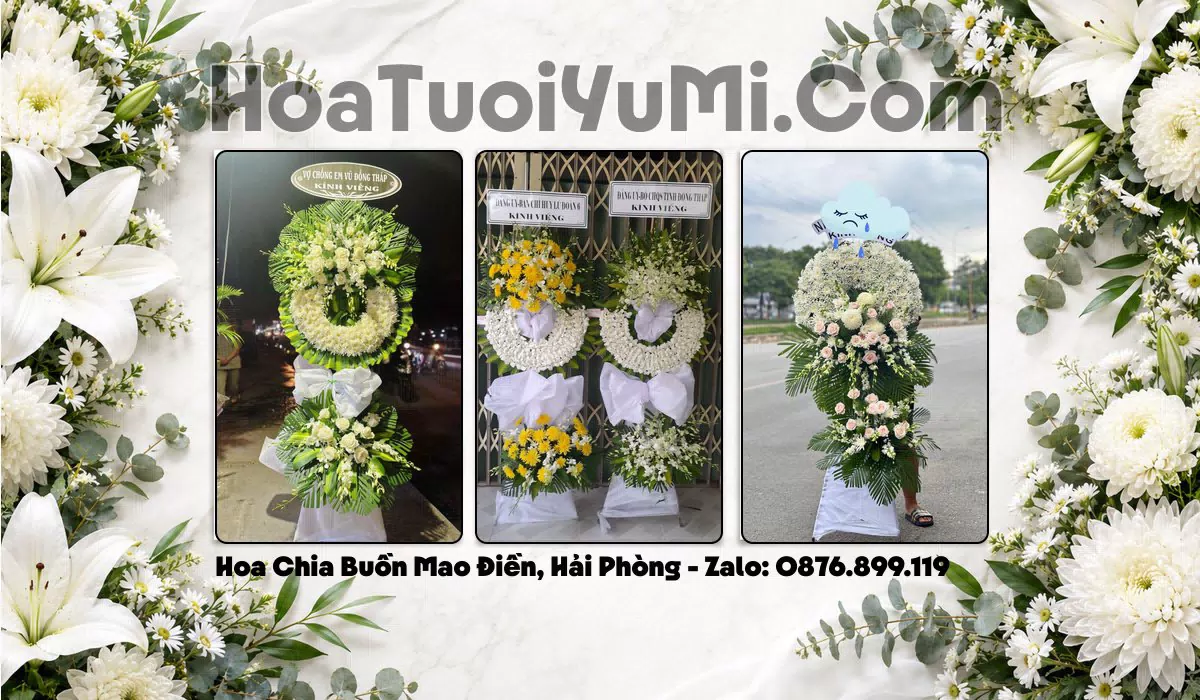 Đặt Vòng Hoa Đám Tang Tại Xã Mao Điền, Thành phố Hải Phòng