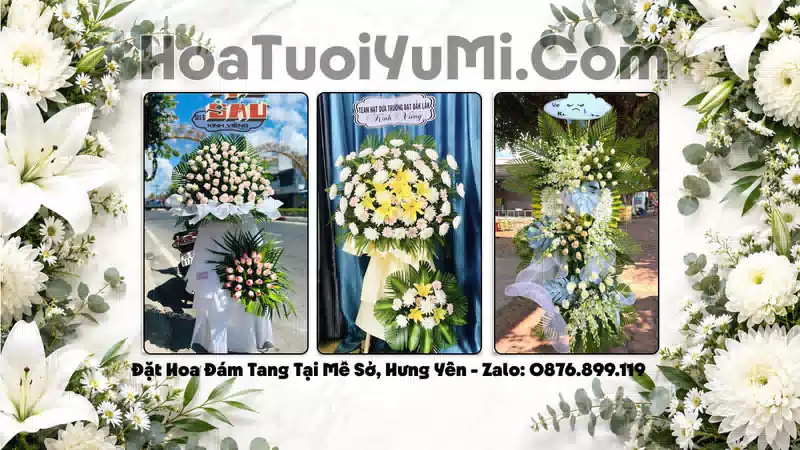 Đặt Hoa Tang Lễ Tại Xã Mễ Sở, Tỉnh Hưng Yên