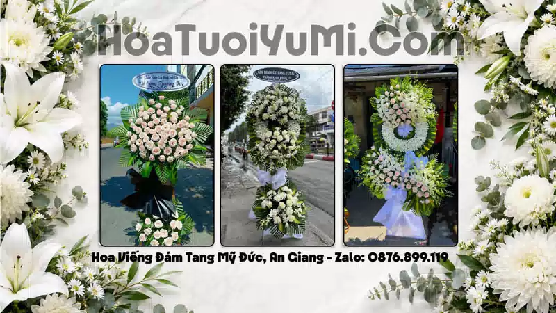 Đặt Vòng Hoa Chia Buồn Tại Xã Mỹ Đức, An Giang